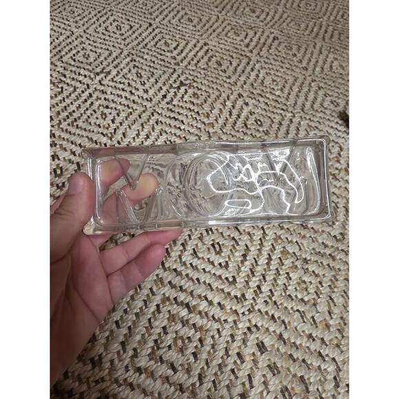 Fostoria for Avon MOM Glass Paperweight Picture Frame Mothers Day Crystal VTG - Picture 10 of 14